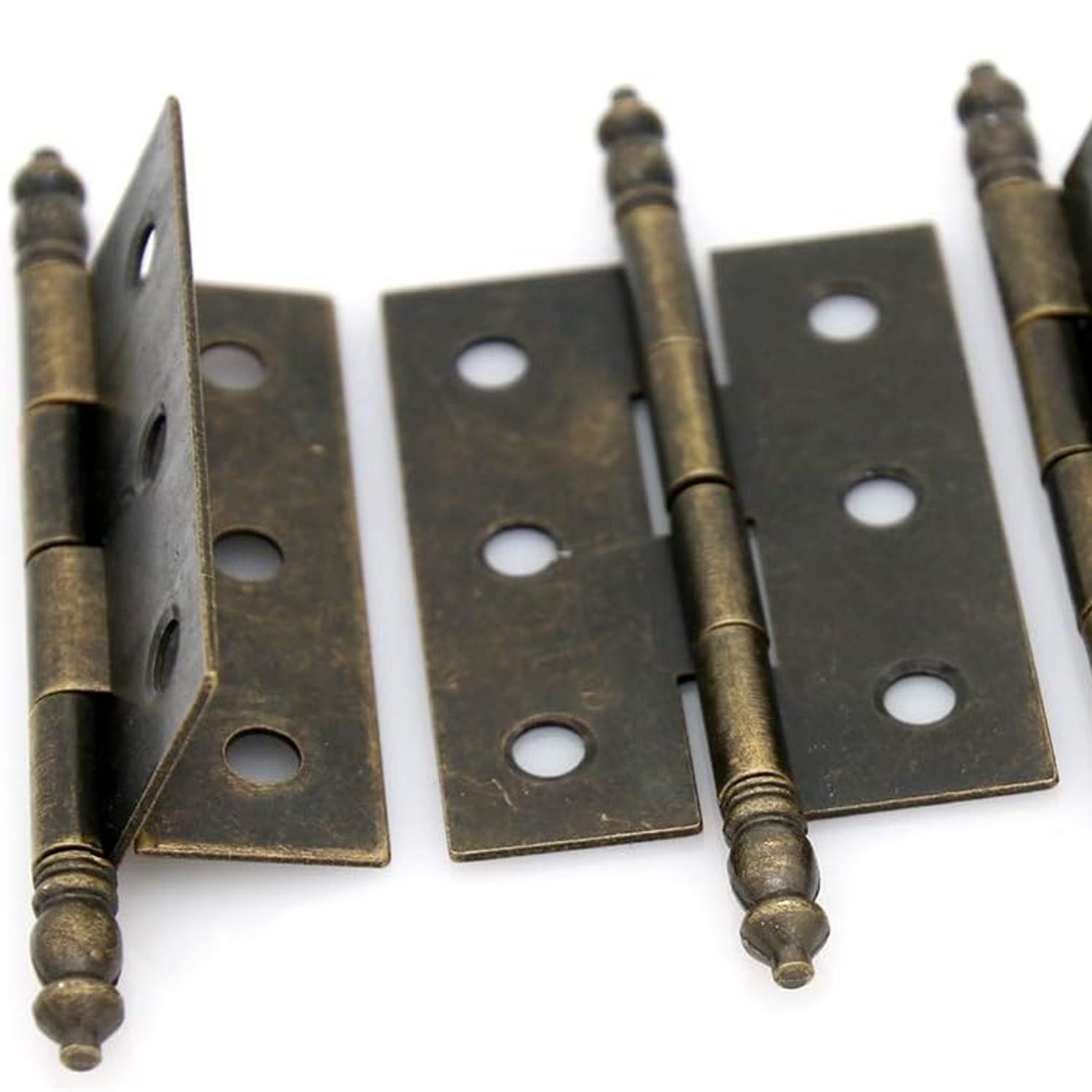 LXZ Antique Brass Flap Hinges Set of 4