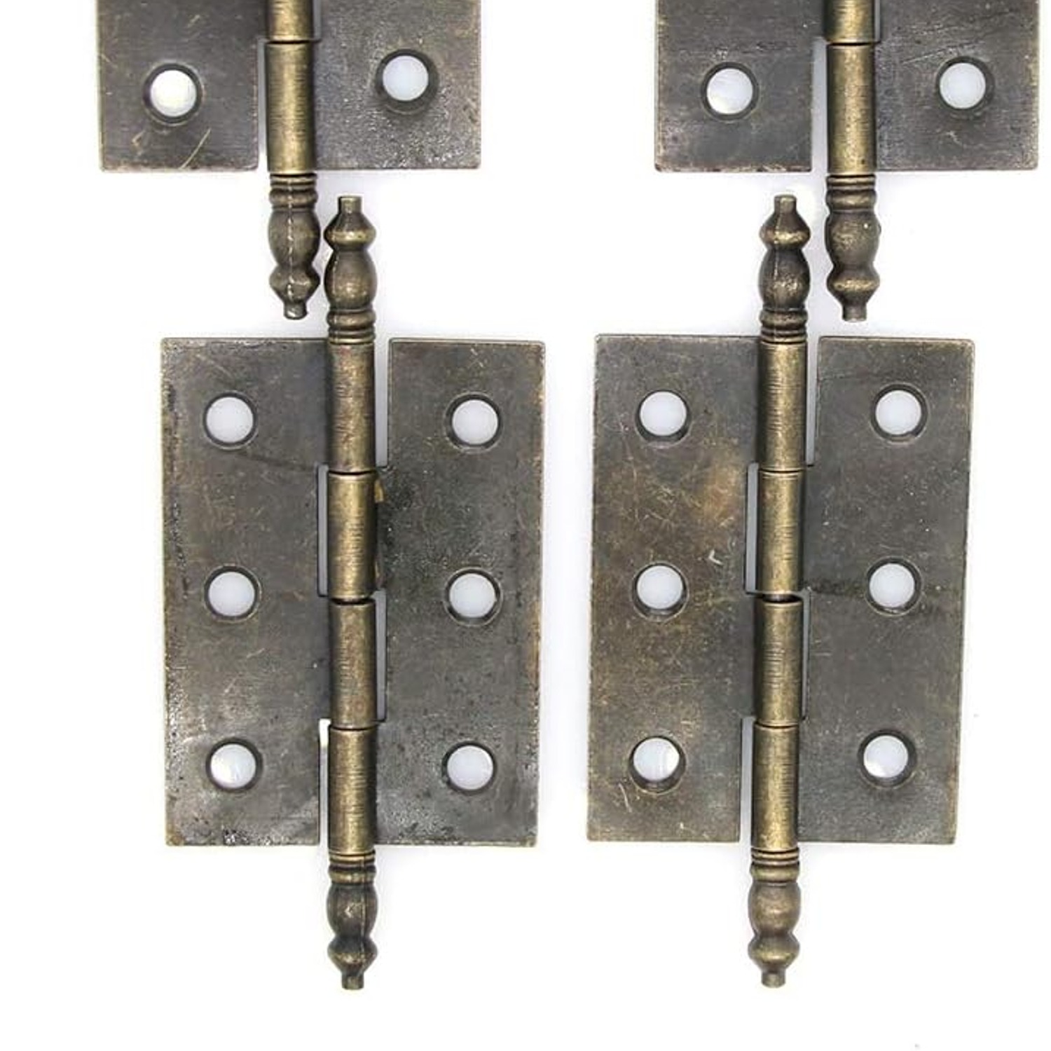 LXZ Antique Brass Flap Hinges Set of 4: image 1
