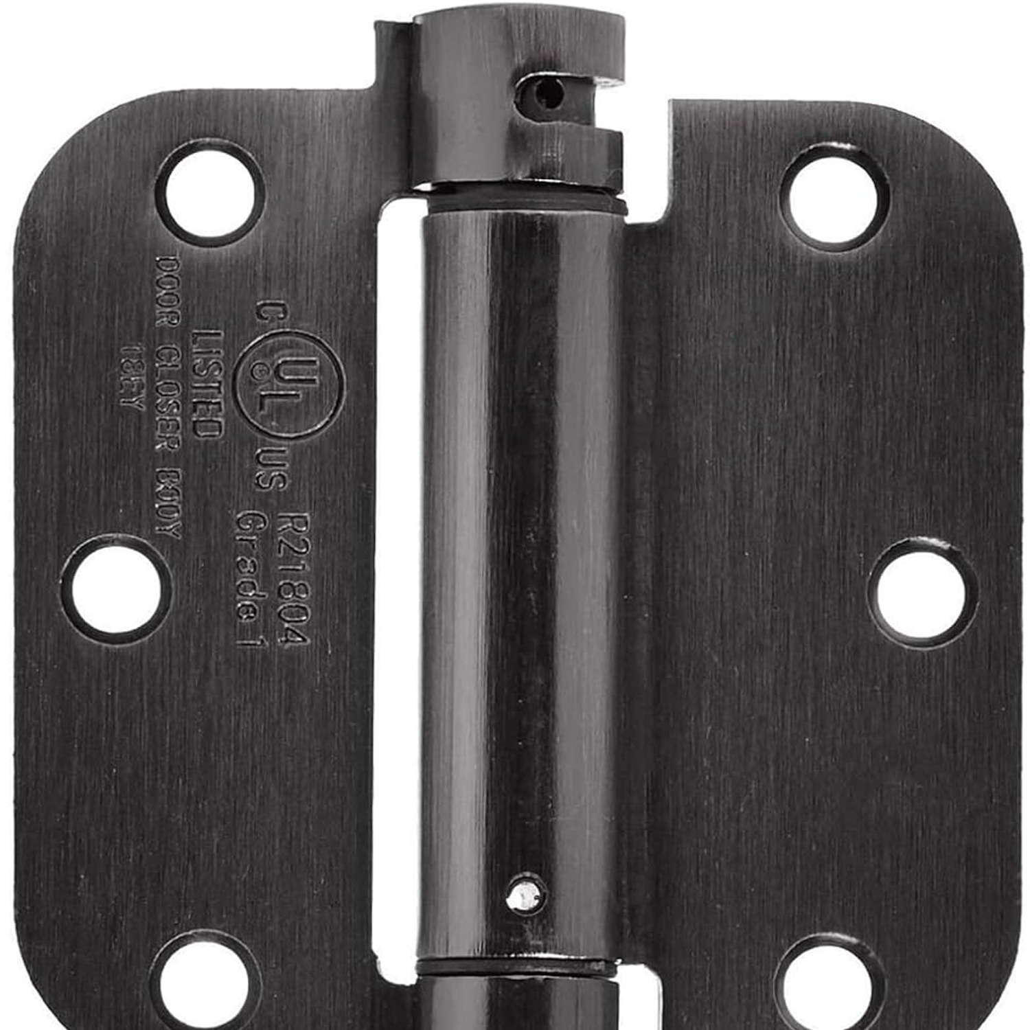 Self-Closing Door Hinge, 3.5 Inch, Oil Rubbed Bronze: image 7